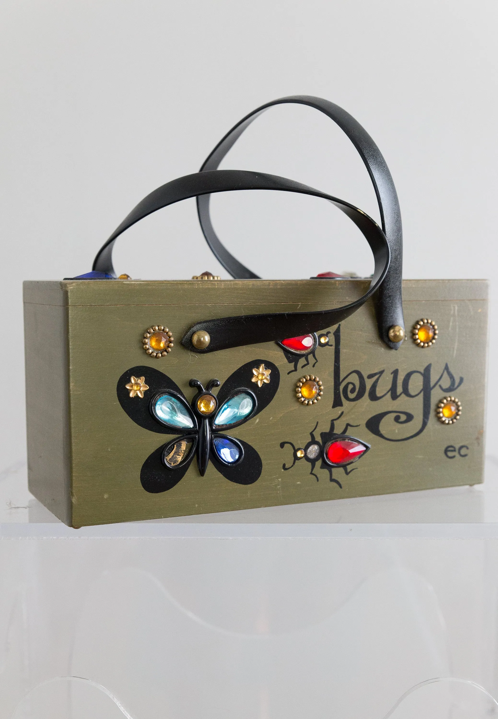 1960's Enid Collins of Texas "Bugs" Original Box Bag