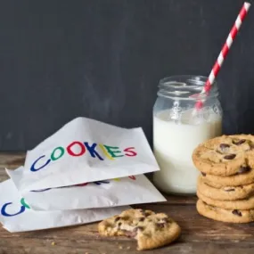 24 cookies printed paper bags