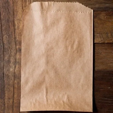 25 brown kraft paper bags