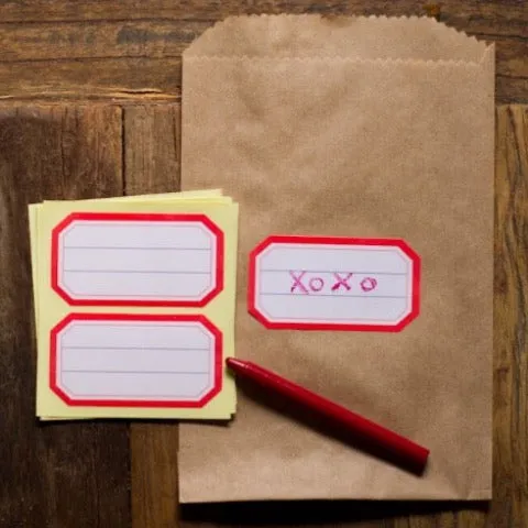 25 brown kraft paper bags