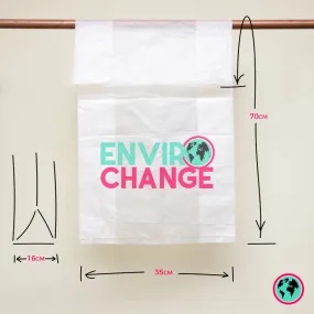 EnviroChange Biodegradable & Plant-Based Refuse Bags 38L - 50 Bag Roll