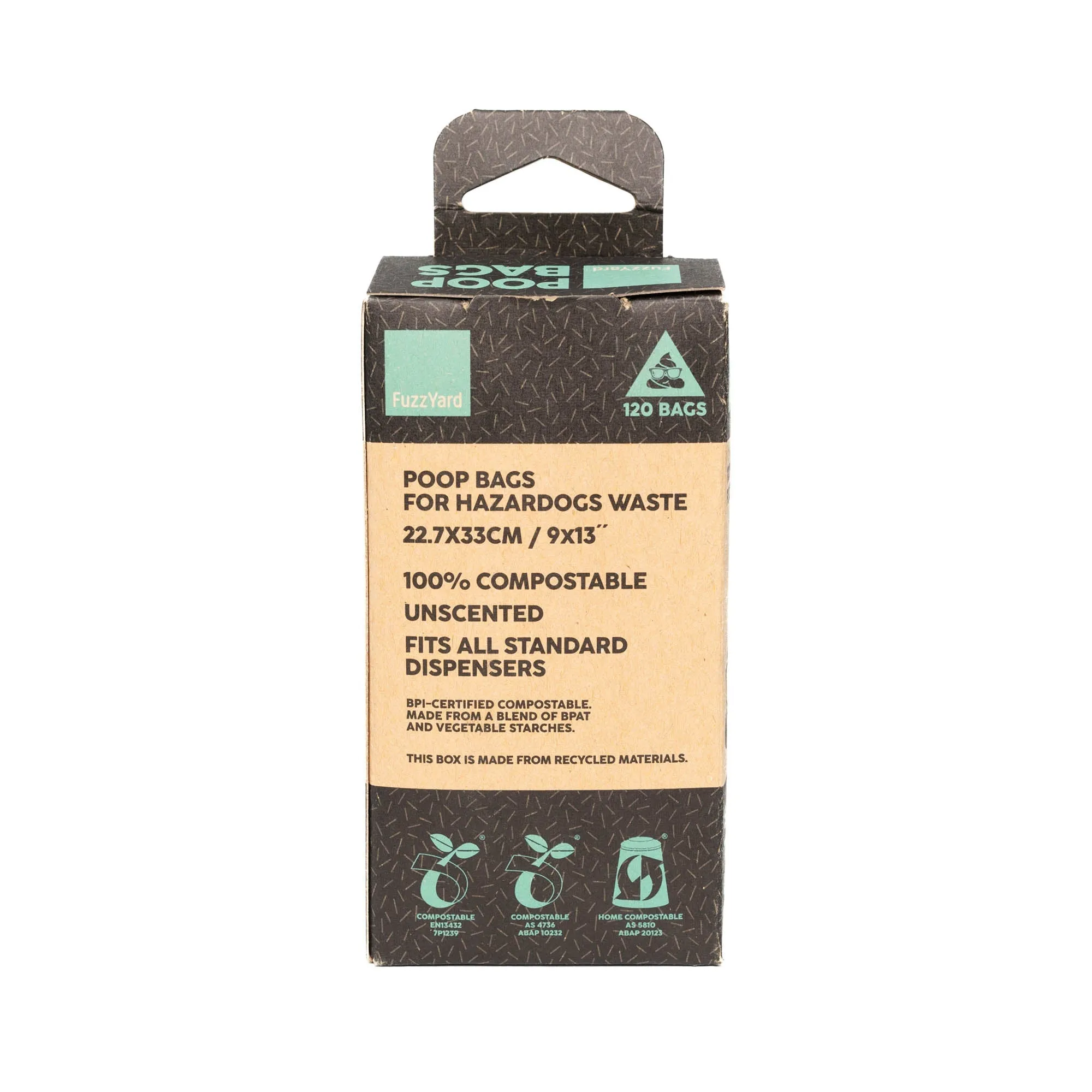 FuzzYard Compostable Dog Poop Bags 8 Rolls^^^