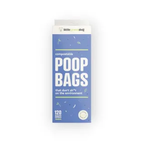 Little Green Dog Compostable Poop Bags - 10-Pack (120 Bags)