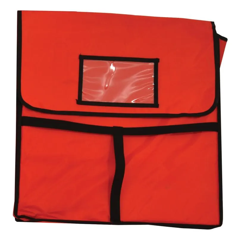 Nella 18" x 18" Insulated Pizza Delivery Bag, Red