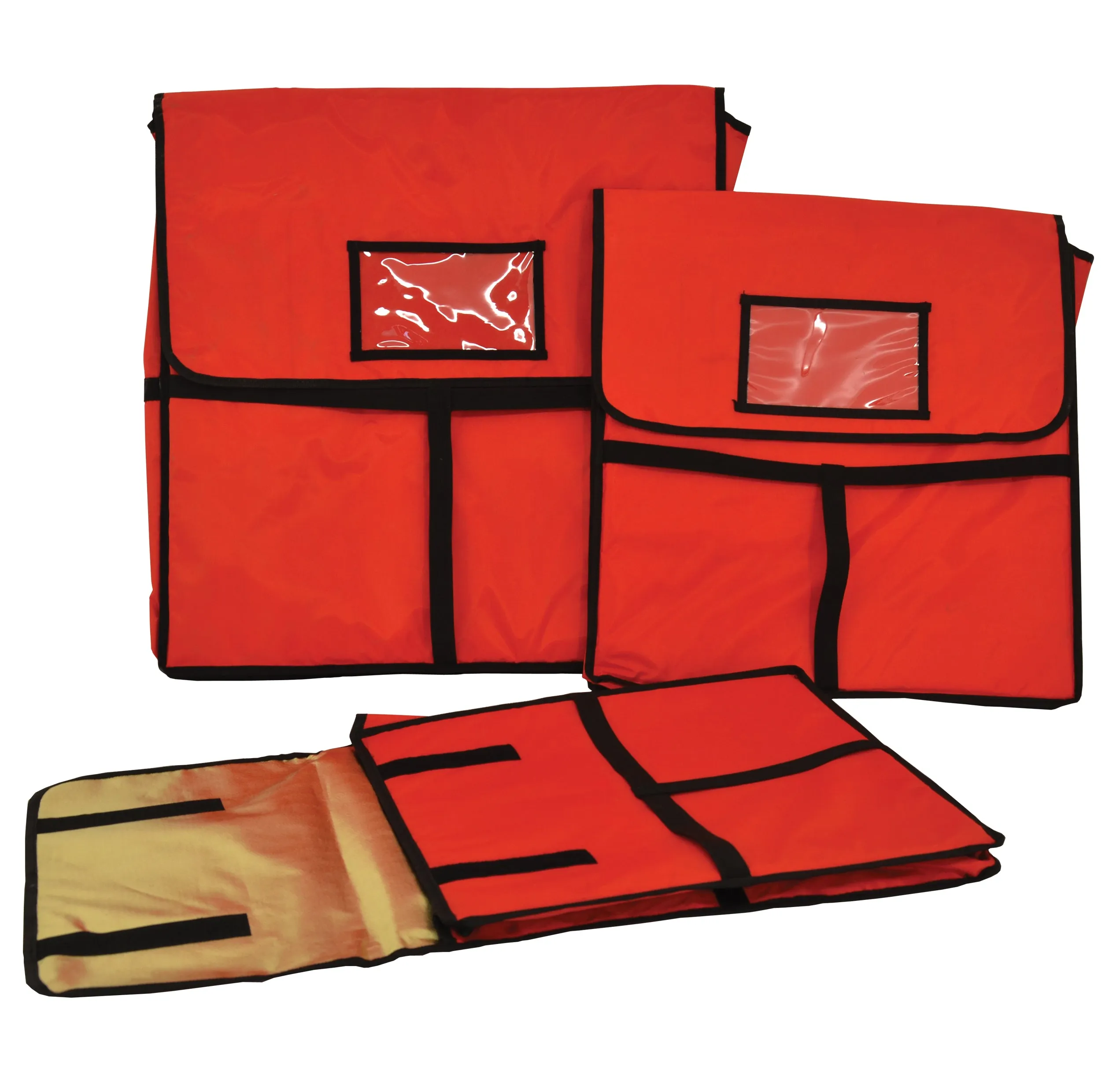 Nella 18" x 18" Insulated Pizza Delivery Bag, Red