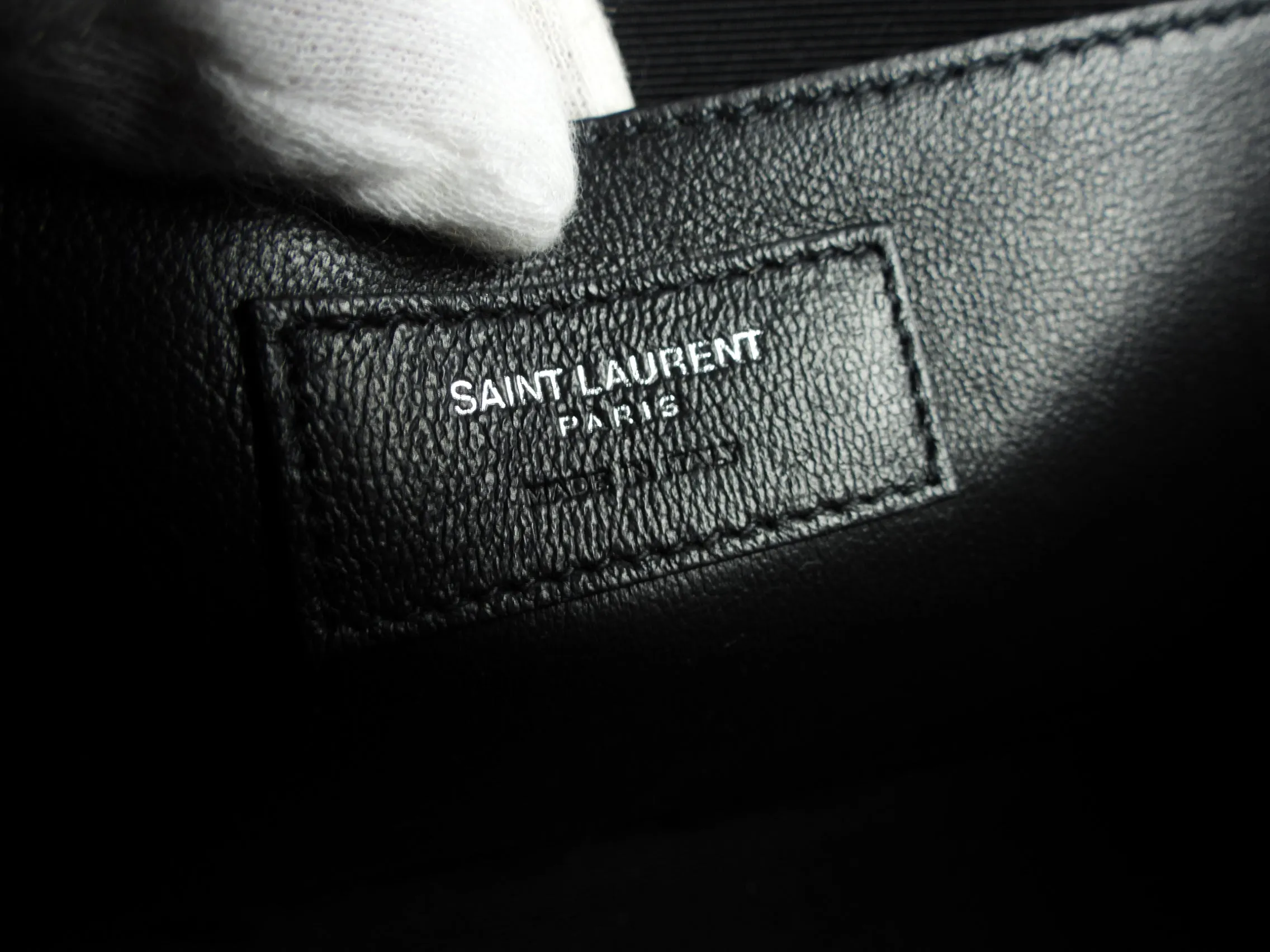 Saint Laurent Black Medium Kate Chain Bag