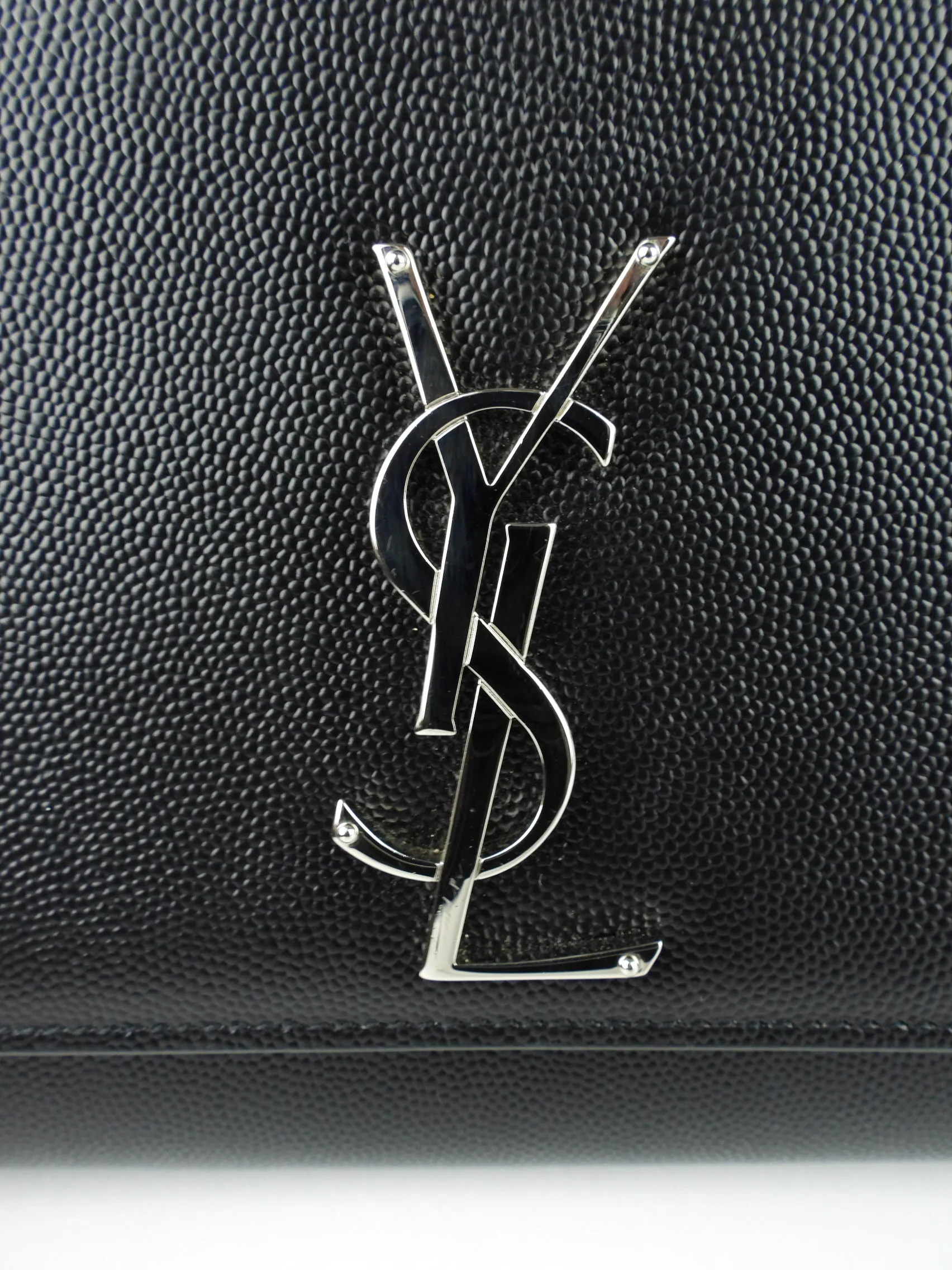 Saint Laurent Black Medium Kate Chain Bag