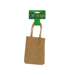 Small Triangle Print Gift Bags Set ( Case of 20 )