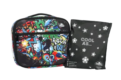 Spencil Insulated Lunch Bag with Chill Pack - Street Art