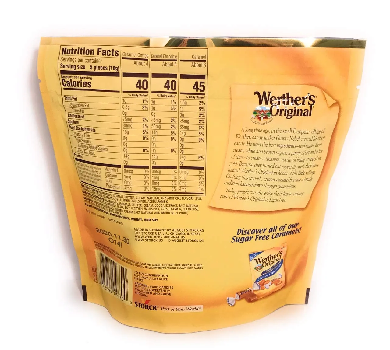 Werthers Original Caramel Coffee Chocolate Bulk Bag (7.7 oz)