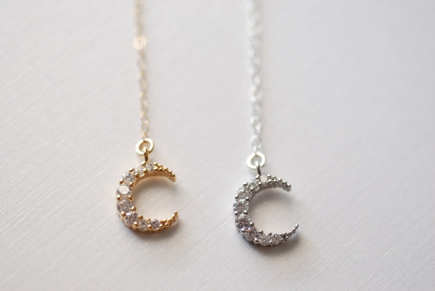 Wholesale Gold Crescent Moon Lariat, Half Moon Necklace, Moon Necklace, Moon Rosary, Gold Crescent Necklace,crescent moon rosary,half moon pendant